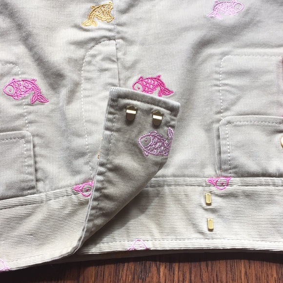 Lily Pulitzer Corduroy Fish Skirt - Picture 8 of 8